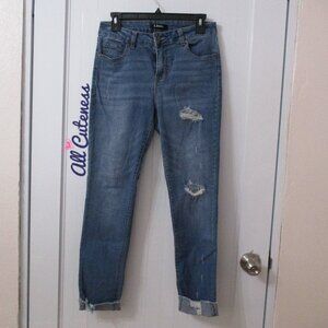 d Jeans Distressed Ripped Skinny Jeans Size 4